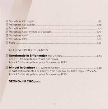 CD Seong-Jin Cho: The Handel Project (Handel: 3 Suites - Brahms: Handel Variations) 409106