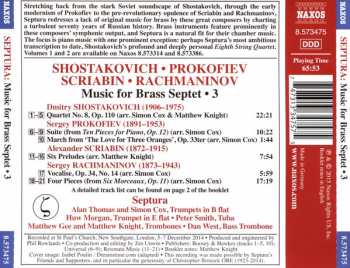 CD Septura: Music for Brass Septet 3 262005