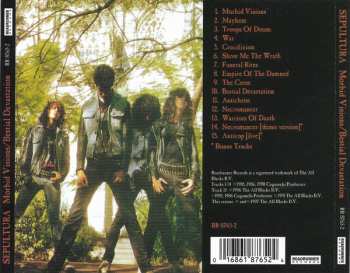 CD Sepultura: Morbid Visions / Bestial Devastation 374699