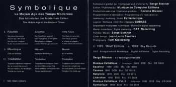 CD Serge Blenner: Symbolique 531410