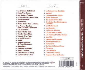 2CD/Box Set Serge Gainsbourg: 2CD Essentials