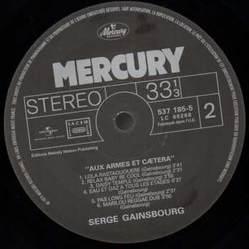 LP Serge Gainsbourg: Aux Armes Et Cætera 251292