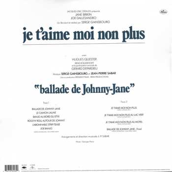 LP Serge Gainsbourg: Bande Originale Du Film De Serge Gainsbourg "Je T'aime Moi Non Plus" 88613