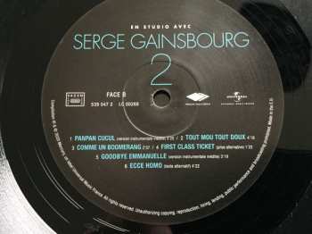 LP Serge Gainsbourg: En Studio Avec Serge Gainsbourg 2 156549