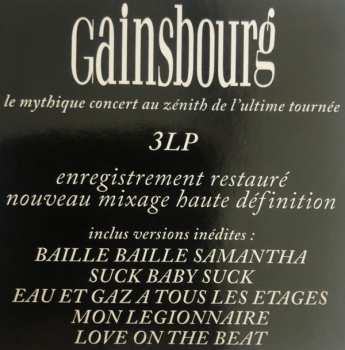 3LP Serge Gainsbourg: Le Zénith De Gainsbourg 472006