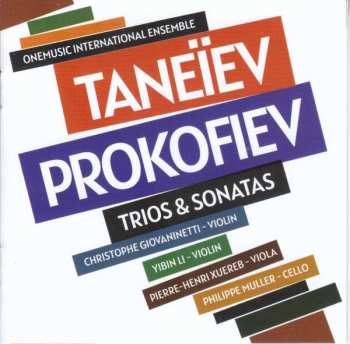 Album Serge Tanejew: Onemusic International Ensemble - Taneiev / Prokofiev