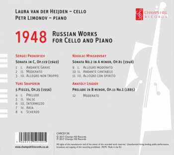 CD Sergei Prokofiev: 1948: Russian Works For Cello And Piano 315843