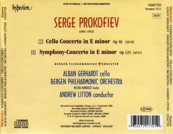 CD Sergei Prokofiev: Cello Concerto • Symphony-Concerto 174097