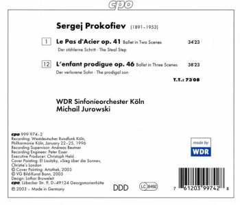 CD Sergei Prokofiev: Le Pas D'Acier, L'Enfant Prodigue 120447