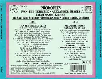 2CD/Box Set Sergei Prokofiev: The Film Music: Alexander Nevsky;  Ivan The Terrible; Lt. Kizheh 311060