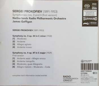 SACD Sergei Prokofiev: Symphonies Nos. 3 And 4 (First Version) 523935