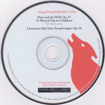 CD Sergei Prokofiev: Peter And The Wolf / Lieutenant Kijé 332973