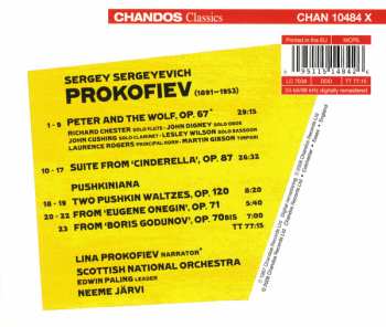 CD Sergei Prokofiev: Peter And The Wolf · Pushkiniana · Suite From 'Cinderella' 448068