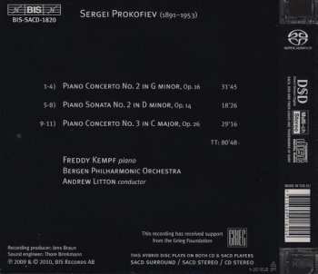 SACD Sergei Prokofiev: Piano Concertos 2 & 3 / Sonata No. 2 190670