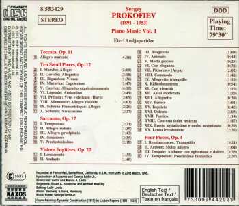 CD Sergei Prokofiev: Piano Music Vol. 1 292324