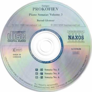 CD Sergei Prokofiev: Piano Sonatas Nos. 5, 6 And 9 (Piano Sonatas Volume 3) 438907