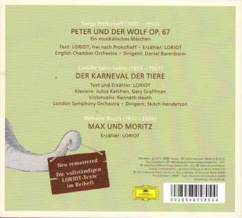 CD Sergei Prokofiev: Peter Und Der Wolf - Der Karneval Der Tiere - Max Und Moritz 315476