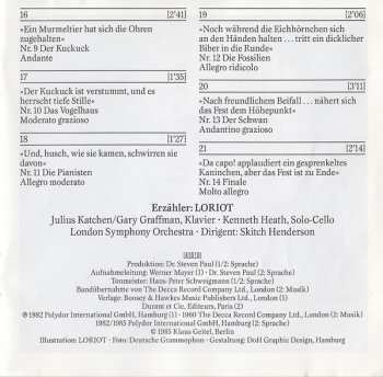 CD Sergei Prokofiev: Loriots Peter Und Der Wolf / Der Karneval Der Tiere 190685