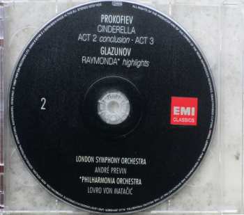 2CD Sergei Prokofiev: Prokofiev: Cinderella • Glazunov: Raymonda (Highlights) 389744