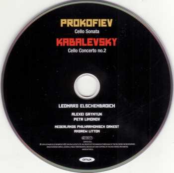 CD Sergei Prokofiev: Prokofiev · Kabalevsky 335458