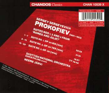 CD Sergei Prokofiev: Romeo And Juliet - Suites 1, 2 And 3 454709