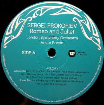 3LP Sergei Prokofiev: Romeo And Juliet (The Complete Ballet, Op. 64) 377786