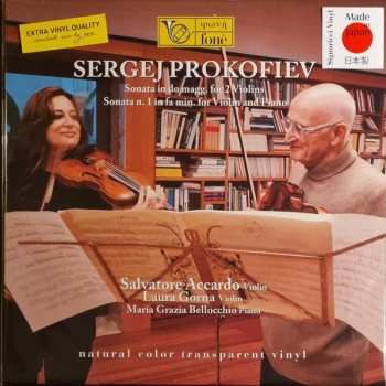 Album Sergei Prokofiev: Sonata In Do Magg. For 2 Violins , Sonata N. 1 In Fa Min. For Violin And Piano