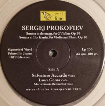 LP Sergei Prokofiev: Sonata In Do Magg. For 2 Violins , Sonata N. 1 In Fa Min. For Violin And Piano LTD | CLR 396597