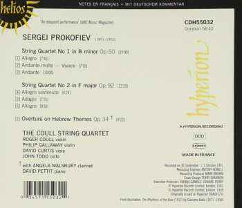 CD Sergei Prokofiev: String Quartets; Overture On Hebrew Themes 444629
