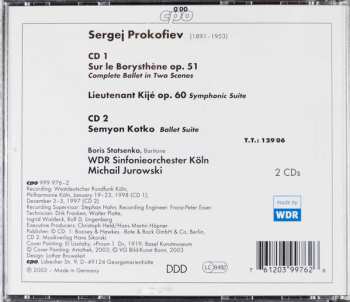 2CD Sergei Prokofiev: Sur Le Borysthène / Semyon Lorho Suite /  Lieutenant Kijé Suite 265765