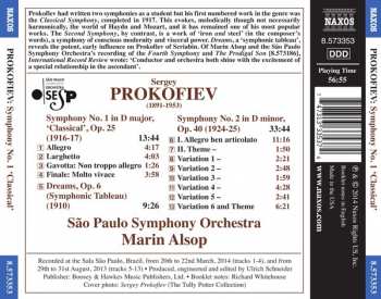 CD Sergei Prokofiev: Symphonies Nos. 1 And 2 / Dreams 126703