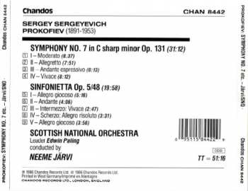 CD Sergei Prokofiev: Symphony No.7 In C # Minor Op.131 / Sinfonietta Op.5/48 332263