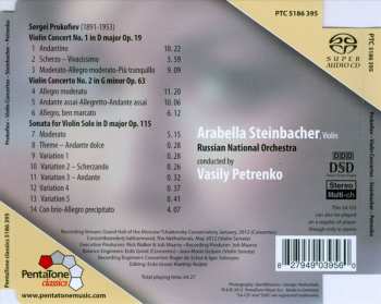 SACD Sergei Prokofiev: The 2 Violin Concertos / Sonata For Violin Solo In D Major, Op. 115 357054