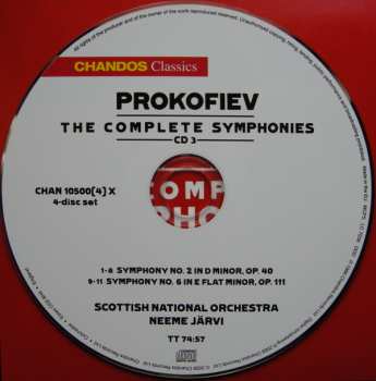 4CD/Box Set Sergei Prokofiev: The Complete Symphonies 180145