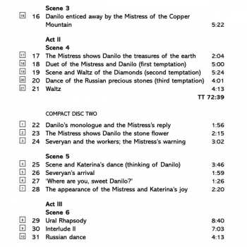 2CD Sergei Prokofiev: The Stone Flower 323233