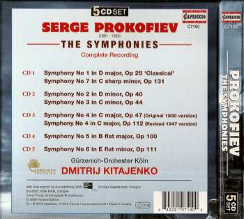 5CD Sergei Prokofiev: The Symphonies 122253