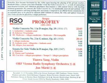 CD Sergei Prokofiev: Violin Concertos Nos. 1 And 2 121822