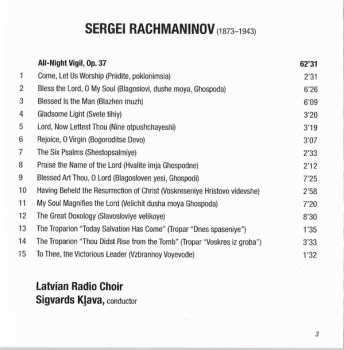 SACD Sergei Vasilyevich Rachmaninoff: All-Night Vigil 149583