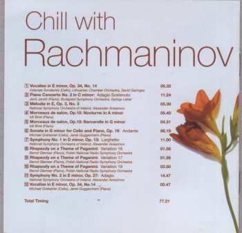 CD Sergei Vasilyevich Rachmaninoff: Chill With Rachmaninov 248792
