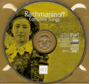 3CD Sergei Vasilyevich Rachmaninoff: Complete Songs 177108