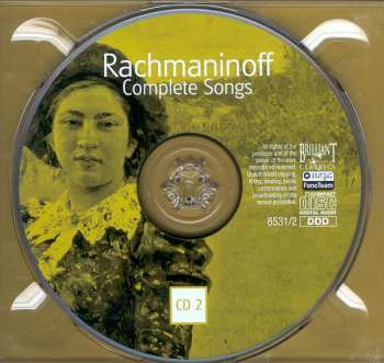 3CD Sergei Vasilyevich Rachmaninoff: Complete Songs 177108