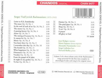 CD Sergei Vasilyevich Rachmaninoff: Complete Songs - Volume 3 306392