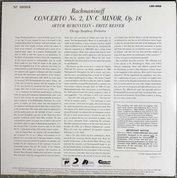 LP Sergei Vasilyevich Rachmaninoff: Concerto No. 2 LTD | NUM 355086