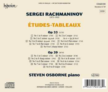 CD Sergei Vasilyevich Rachmaninoff: Études-Tableaux 316152