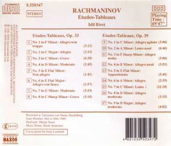 CD Sergei Vasilyevich Rachmaninoff: Etudes-Tableaux Op. 33 • Op.39 328879