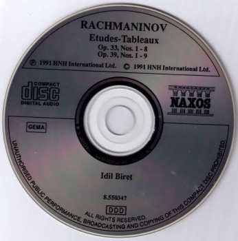 CD Sergei Vasilyevich Rachmaninoff: Etudes-Tableaux Op. 33 • Op.39 328879