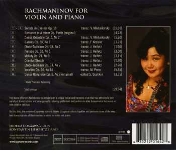 CD Sergei Vasilyevich Rachmaninoff: For Violin And Piano 333956