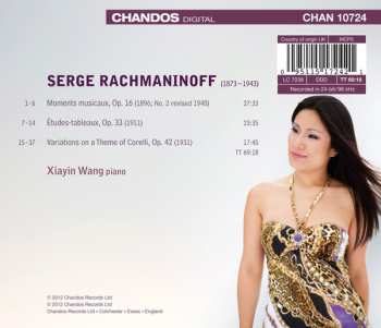CD Sergei Vasilyevich Rachmaninoff: Moments Musicaux / Études-Tableaux, Op. 33 / Variations On A Theme Of Corelli 469714