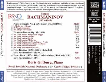 CD Sergei Vasilyevich Rachmaninoff: Piano Concerto No. 2; Études-tableaux, Op. 33 186026