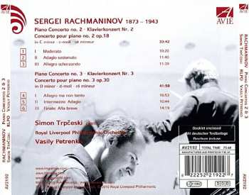 CD Sergei Vasilyevich Rachmaninoff: Piano Concertos 2 & 3 98555